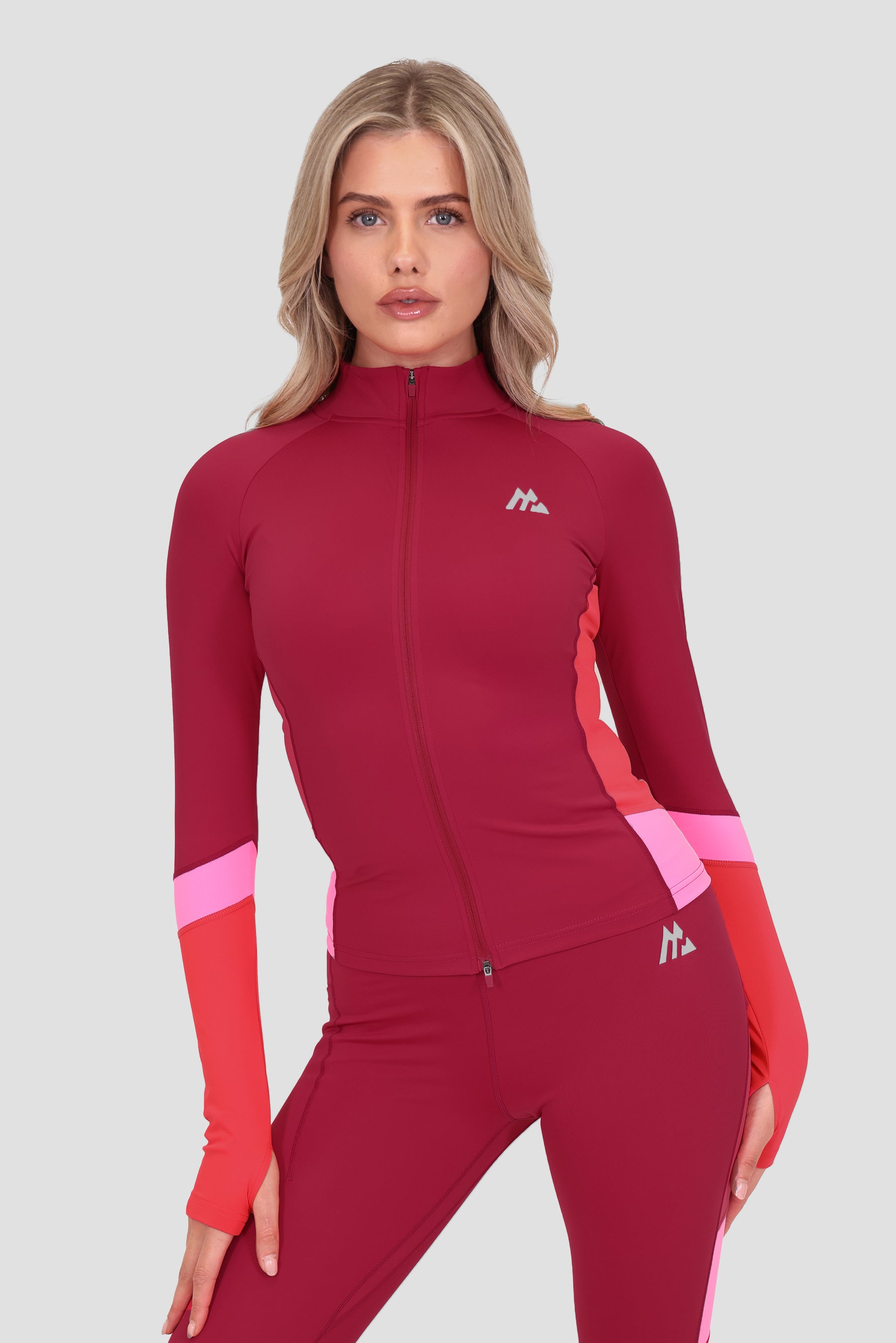 Power Panelled 2.0 Full Zip - Cherries Jubilee/Raspberry/Sugar Plum