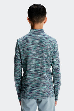 JN TRAIL 2.0 1/4 ZIP - CADET GREY/PALAZZO/SOVEREIGN/MINERAL GREEN/BREEZE