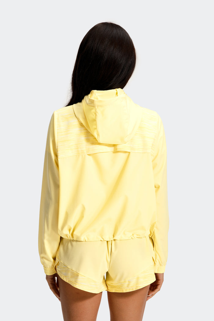 Women's Trail Windbreaker - Lemon/White
