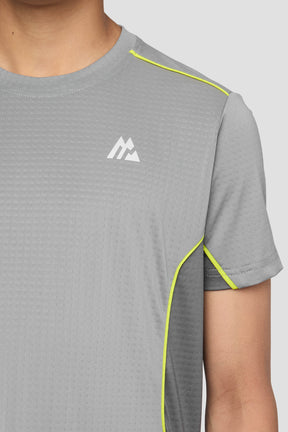 Boys Chroma T-Shirt - Platinum Grey/Cement Grey/Electric Lime