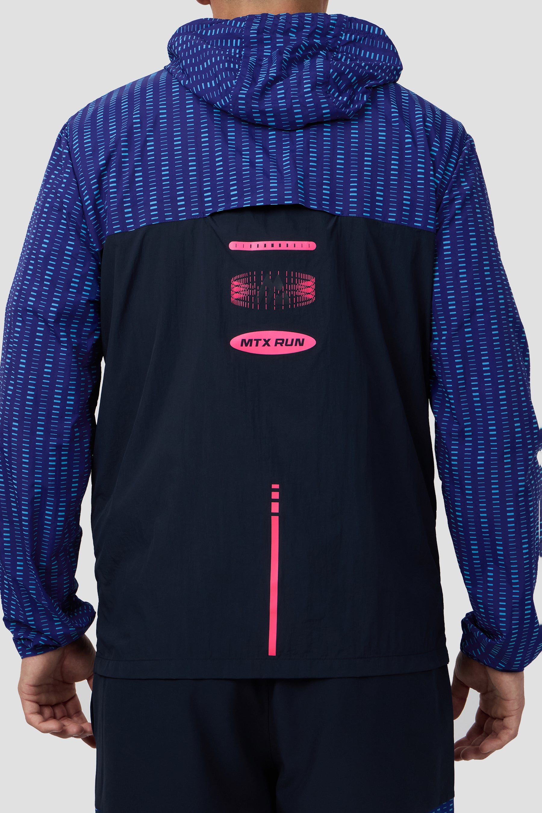MTX Run Tempo Windbreaker - Marine Blue/Midnight Blue