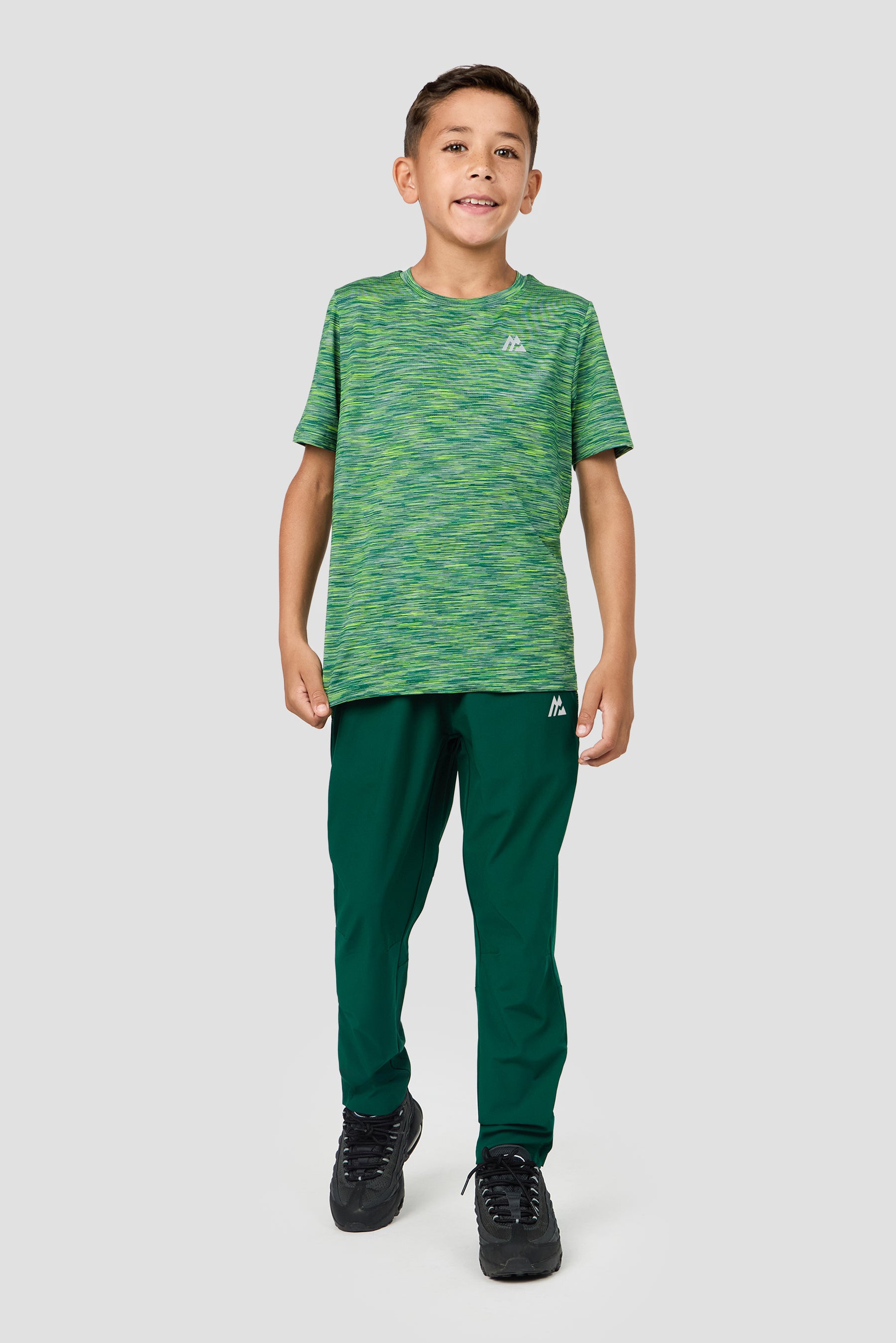Boys Trail T-shirt - Green Multi 