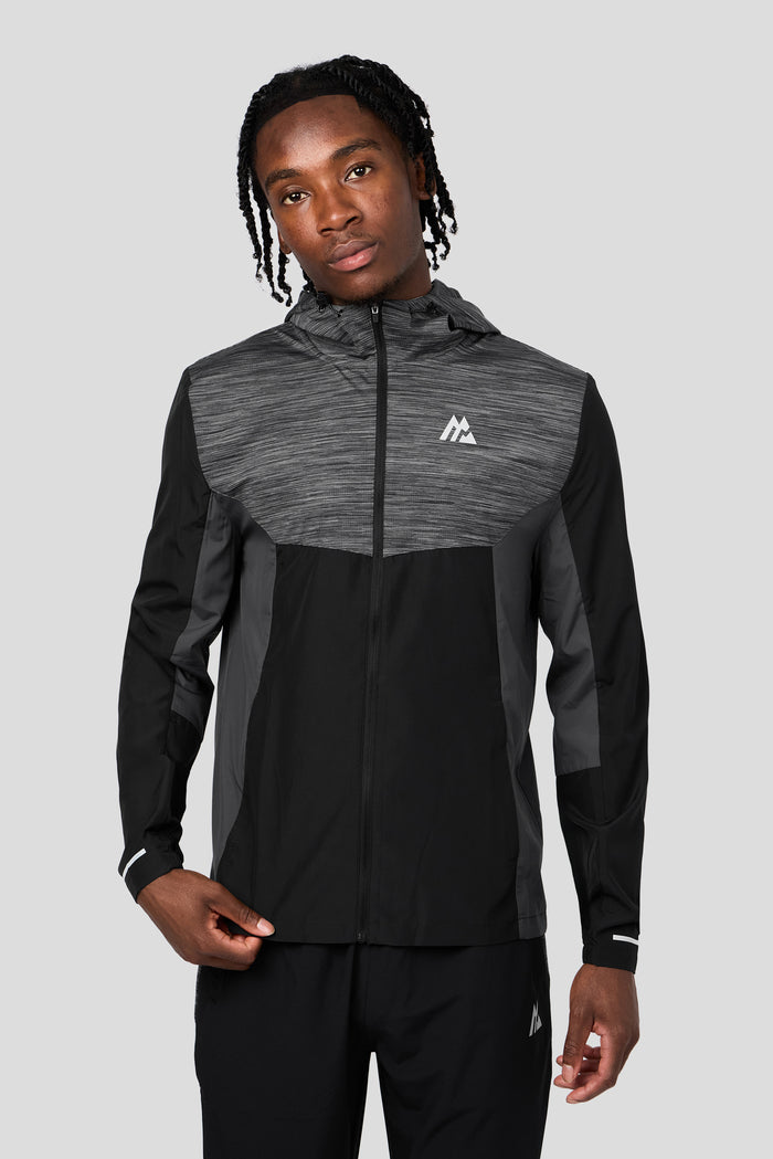 Trail Windbreaker - Black/Grey