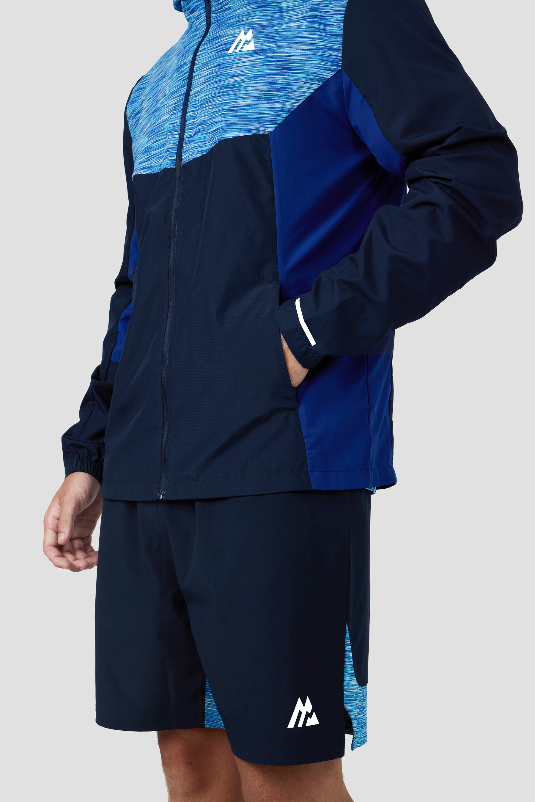 Trail Windbreaker - Royal Blue Multi