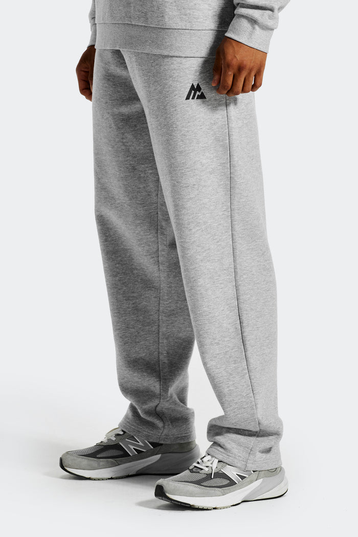 Essential Straight Leg Jogger - Cement Grey Marl