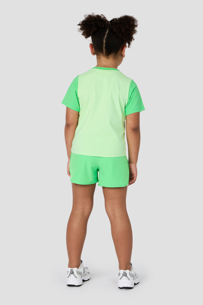 Infant Girls Bounce T-Shirt/Short Set - Iced Matcha/Pistachio