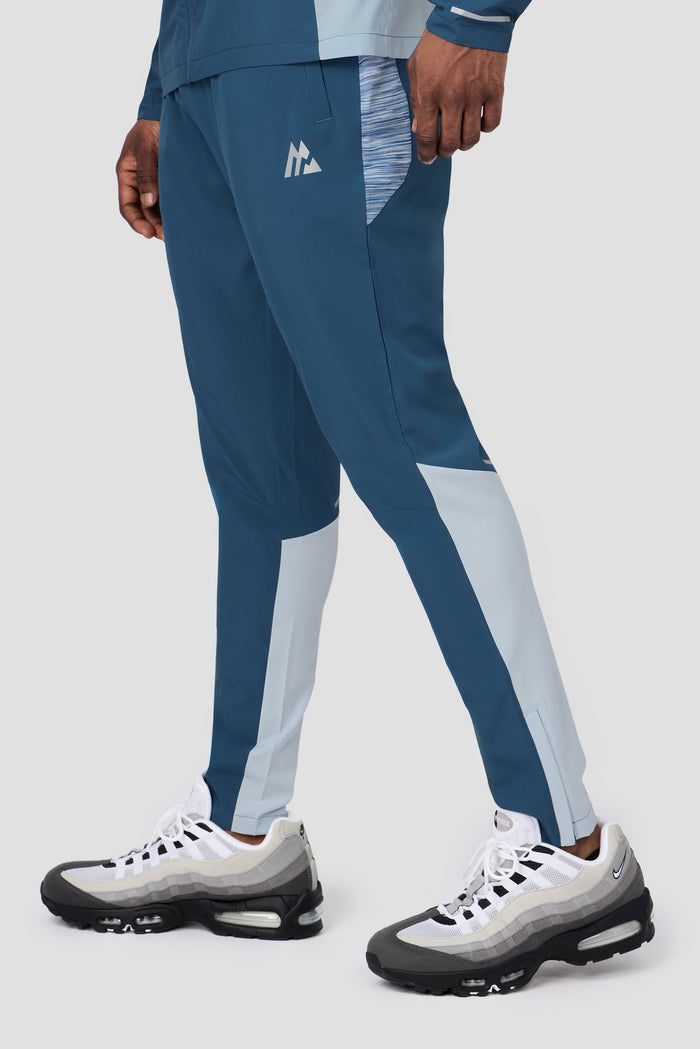 Trail Panel Running Pant - Blue/Light Blue Multi