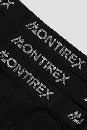 Boys 3 Pack Trail Boxer - Black/Platinum Grey Multi