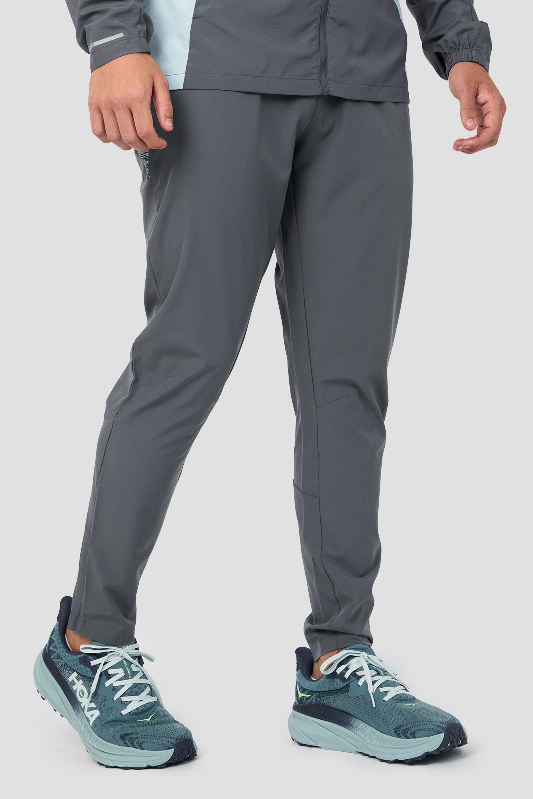 Trail Panel Running Pant - Grey/Blue/Navy
