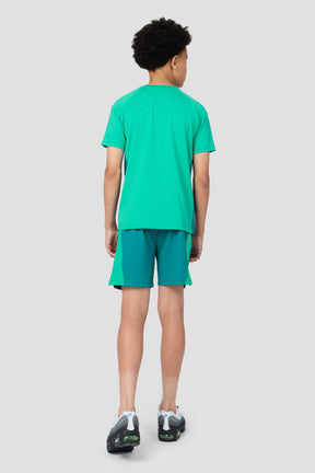 Boys Optic Short - Lagoon Green/Cyber Jade/Duck Egg
