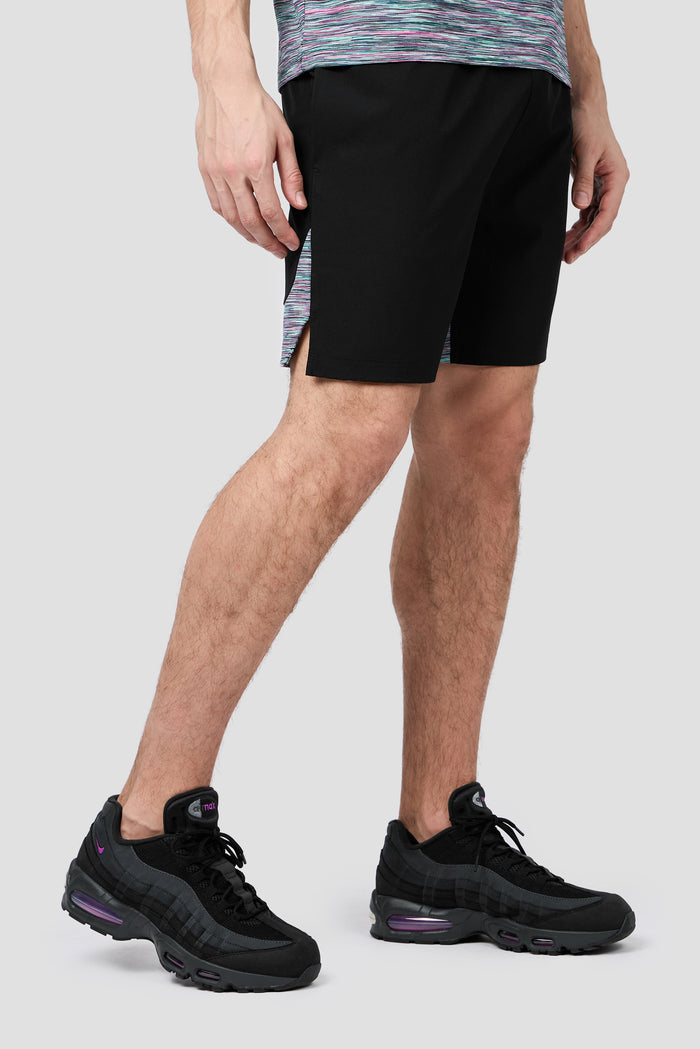 Trail Panel Short - Black/Teal/Pink/White