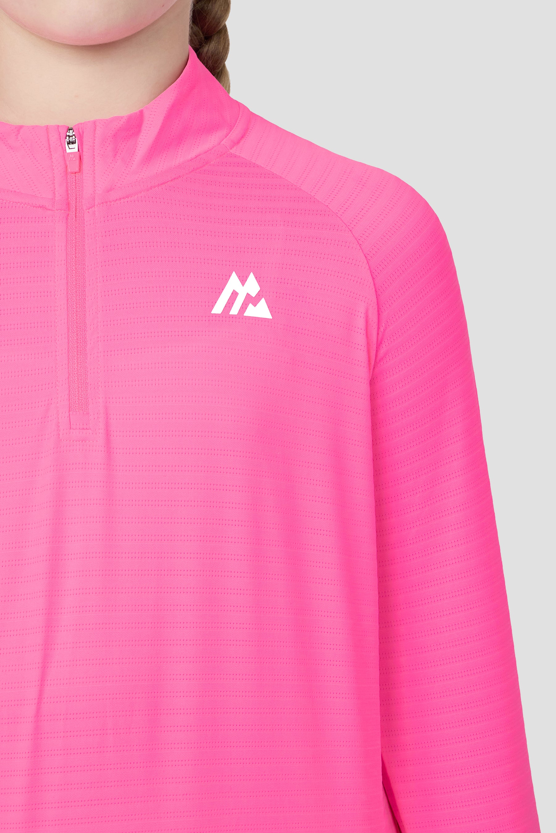 Girls Energy 1/4 Zip - Fuchsia
