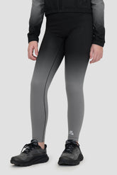 Girls Glow Legging - Black/Winter Sky 