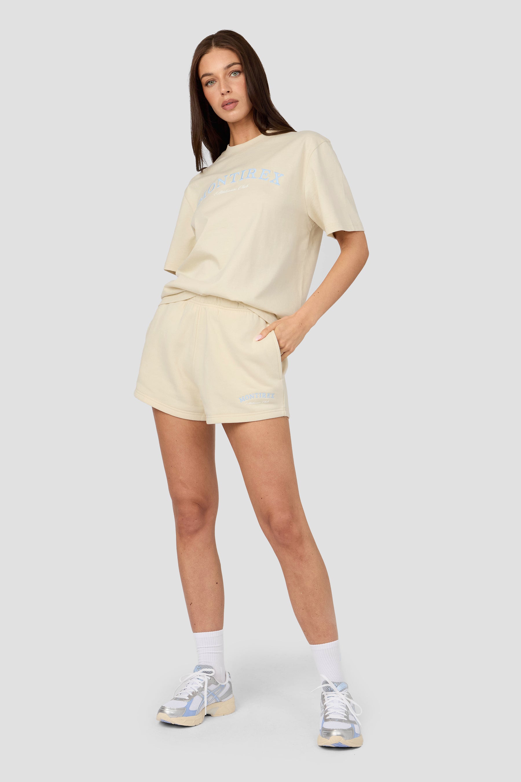 Athleisure Club Short - Vanilla Foam