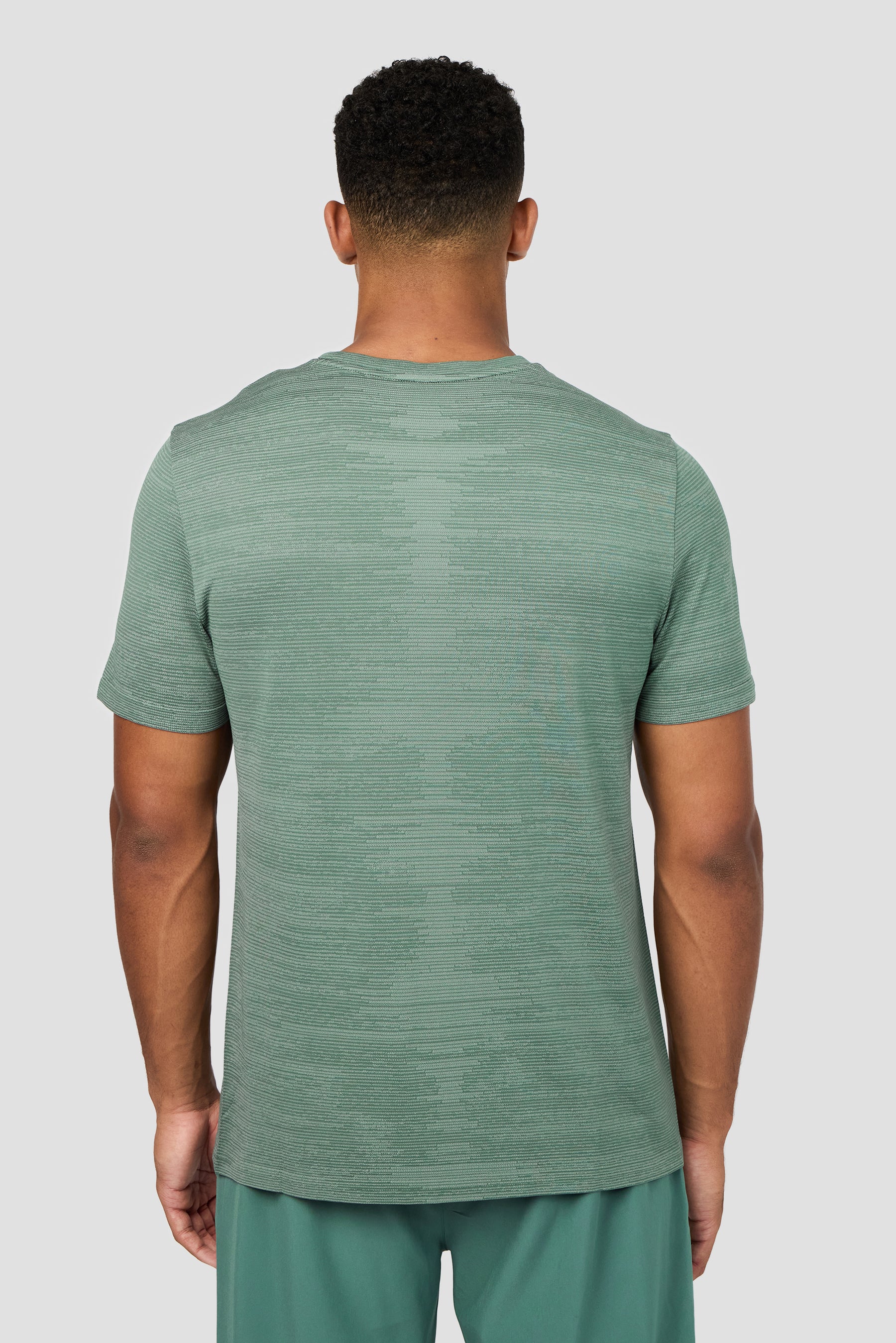 Glitch Seamless T-Shirt - Dolphin/Feather