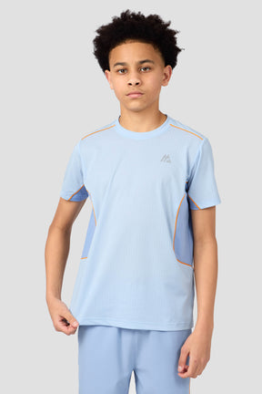 Boys Chroma T-Shirt - Summer Mist/Cloudy Blue/Tangerine Glow
