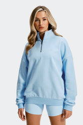 Form 1/4 Zip - Blissful Blue