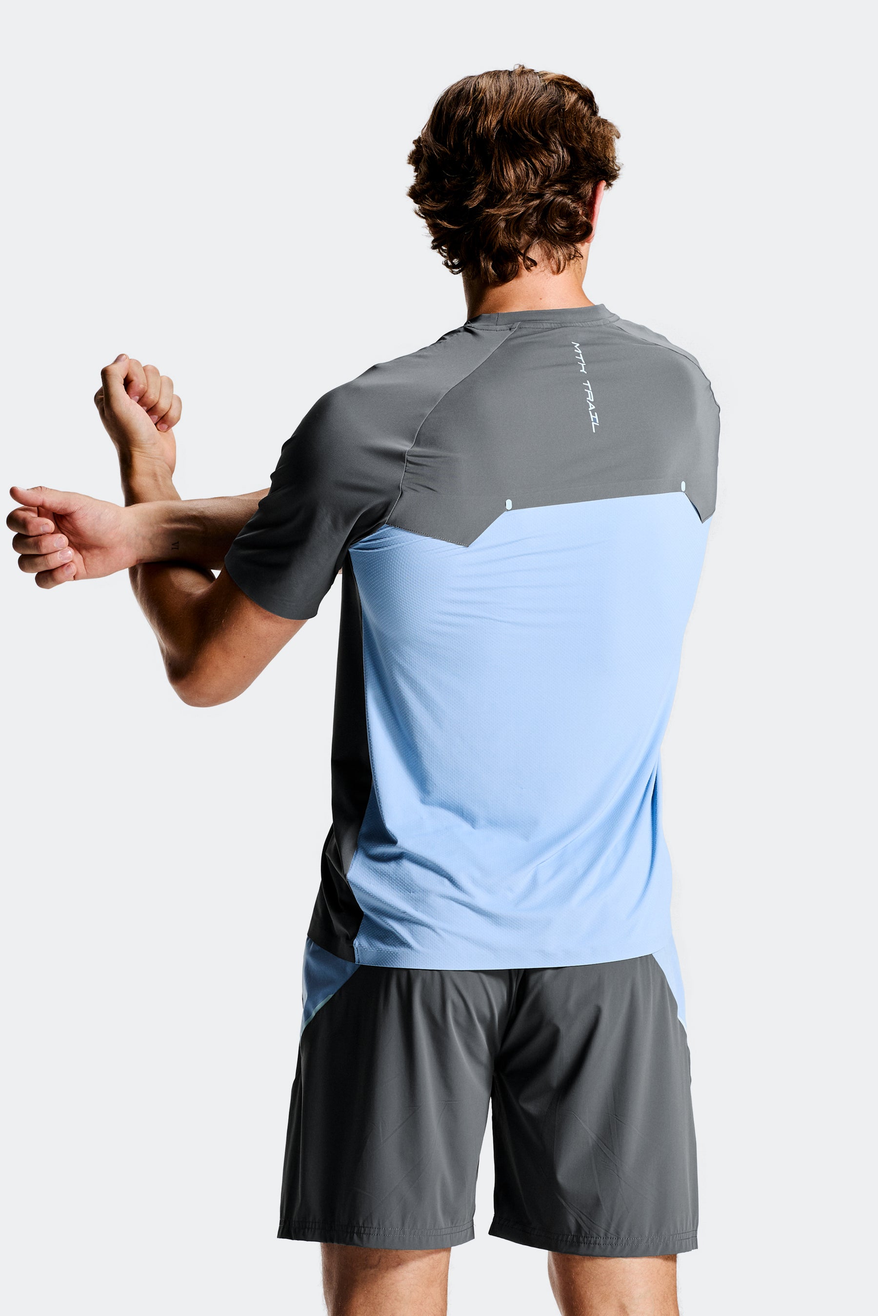 MTX Trail Traction T-Shirt - Slate Grey/Cloudy Blue
