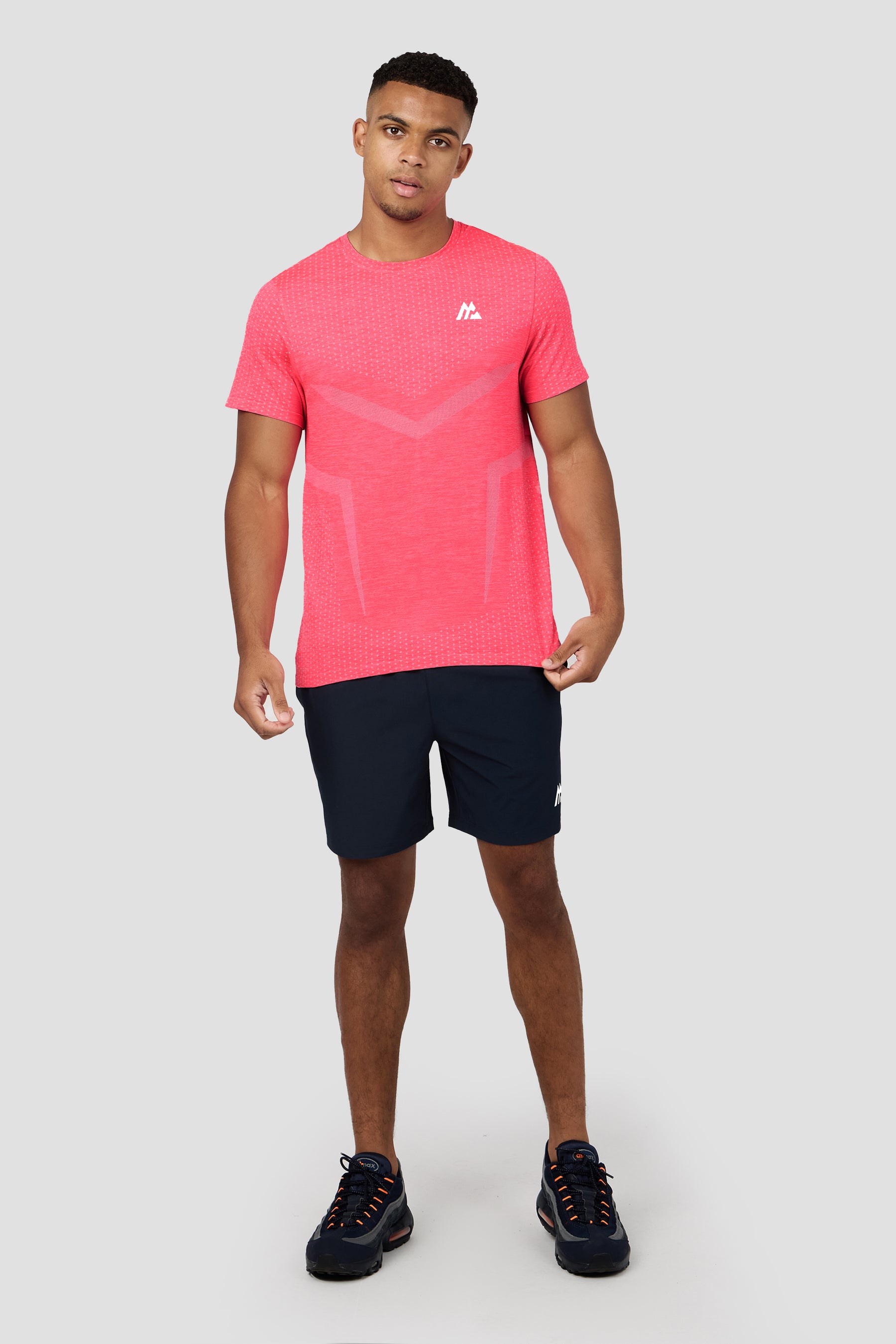 Vault Seamless T-Shirt - Shocking Pink/Breeze