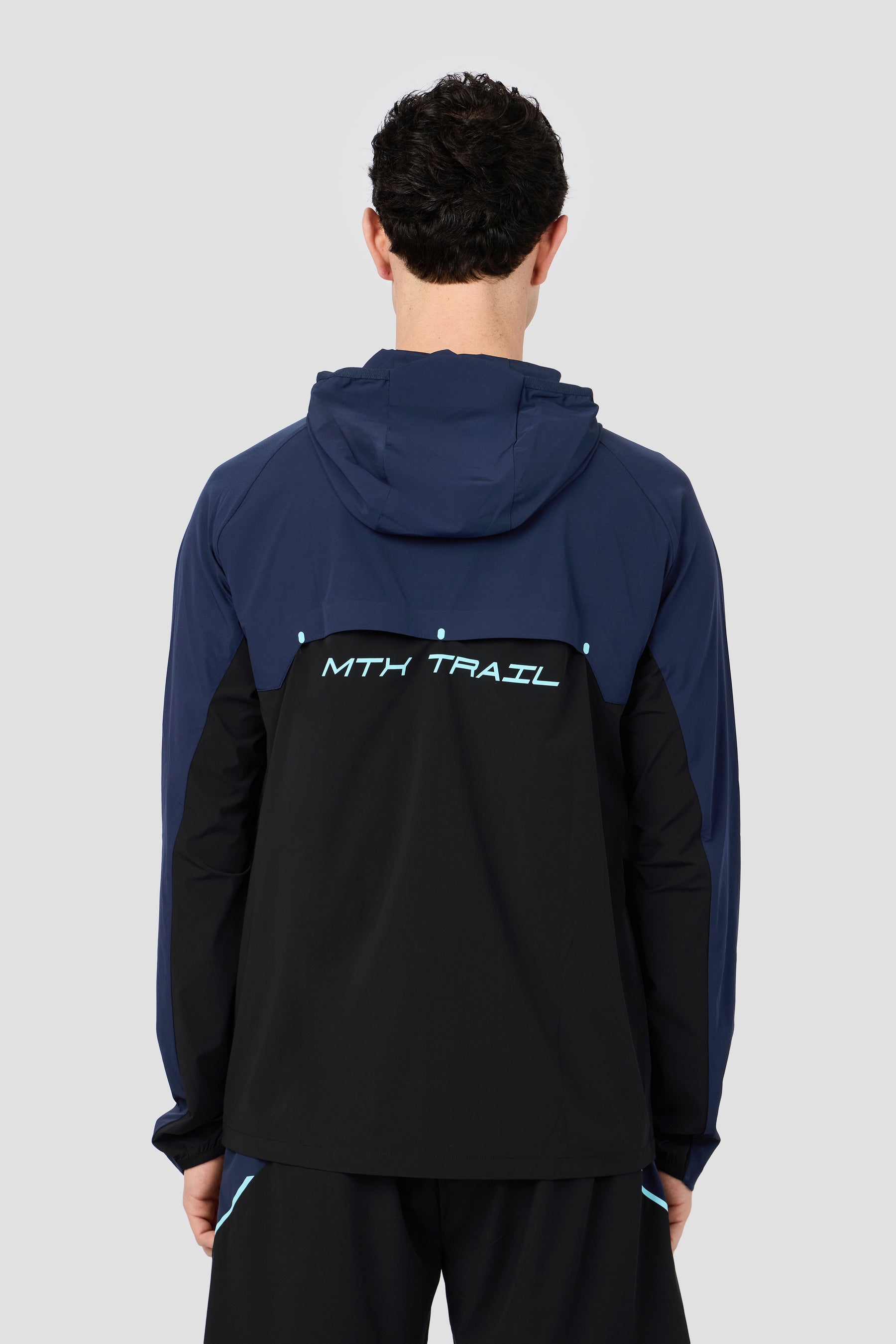 MTX Trail Traction Windbreaker - Black/Midnight Blue