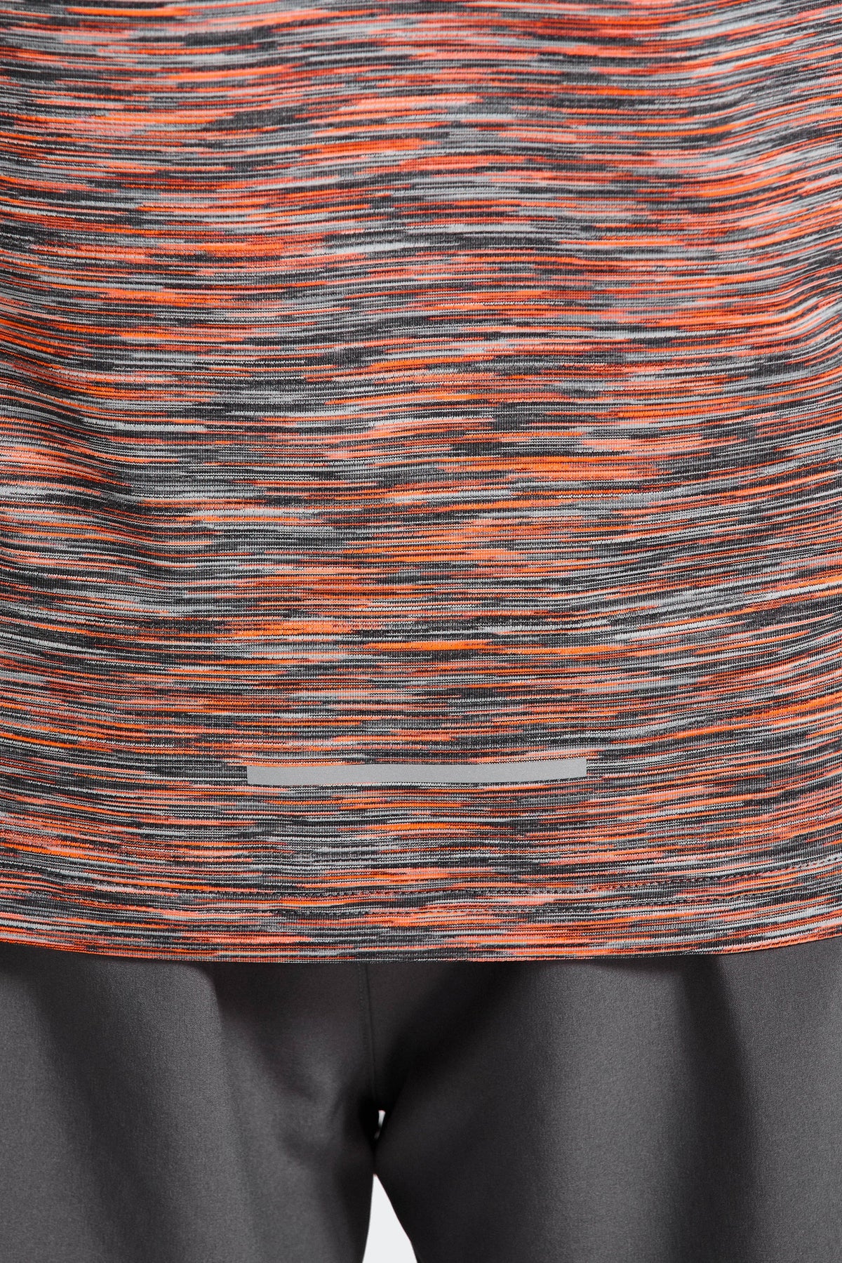Trail 1/4 Zip - Grey/Orange