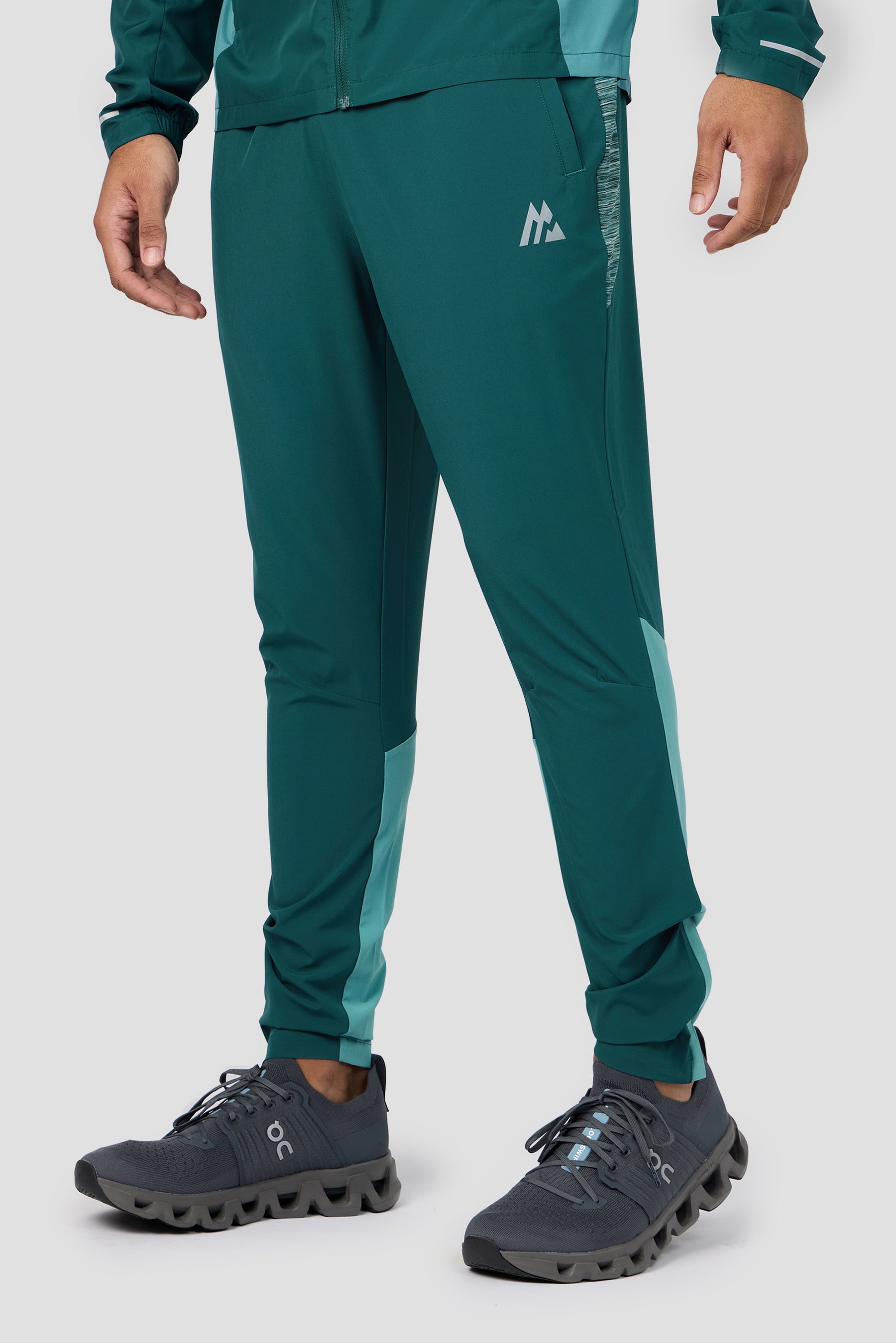 Trail Panel 2.0 Running Pant - Light Teal Multi