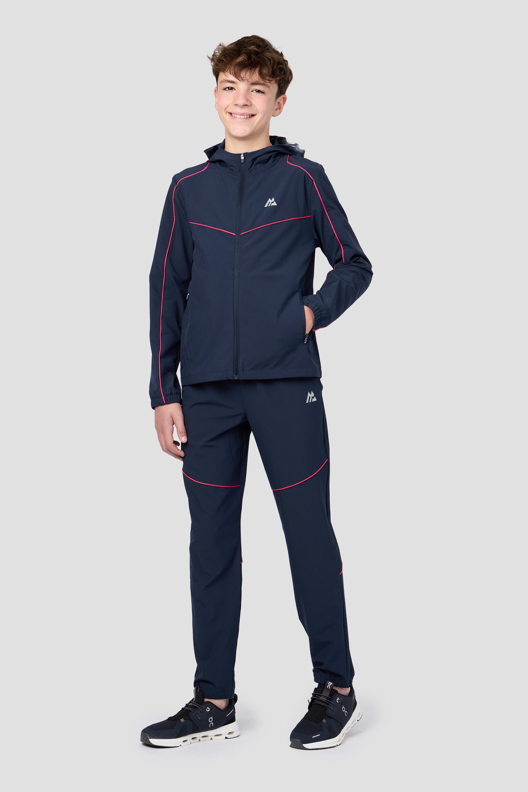 Boys Kinetic Pant - Midnight Blue/Pomegranate