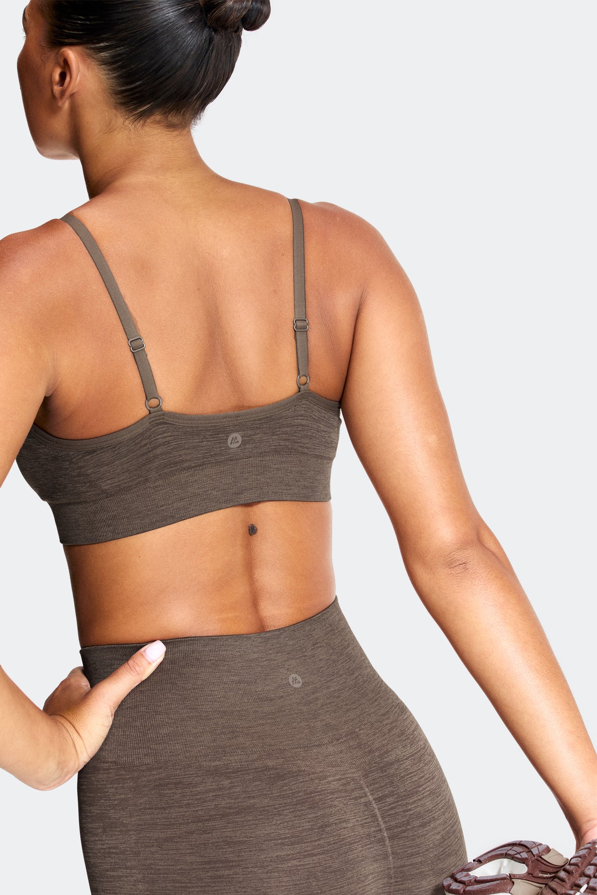Trail Seamless Short - Macchiato Marl