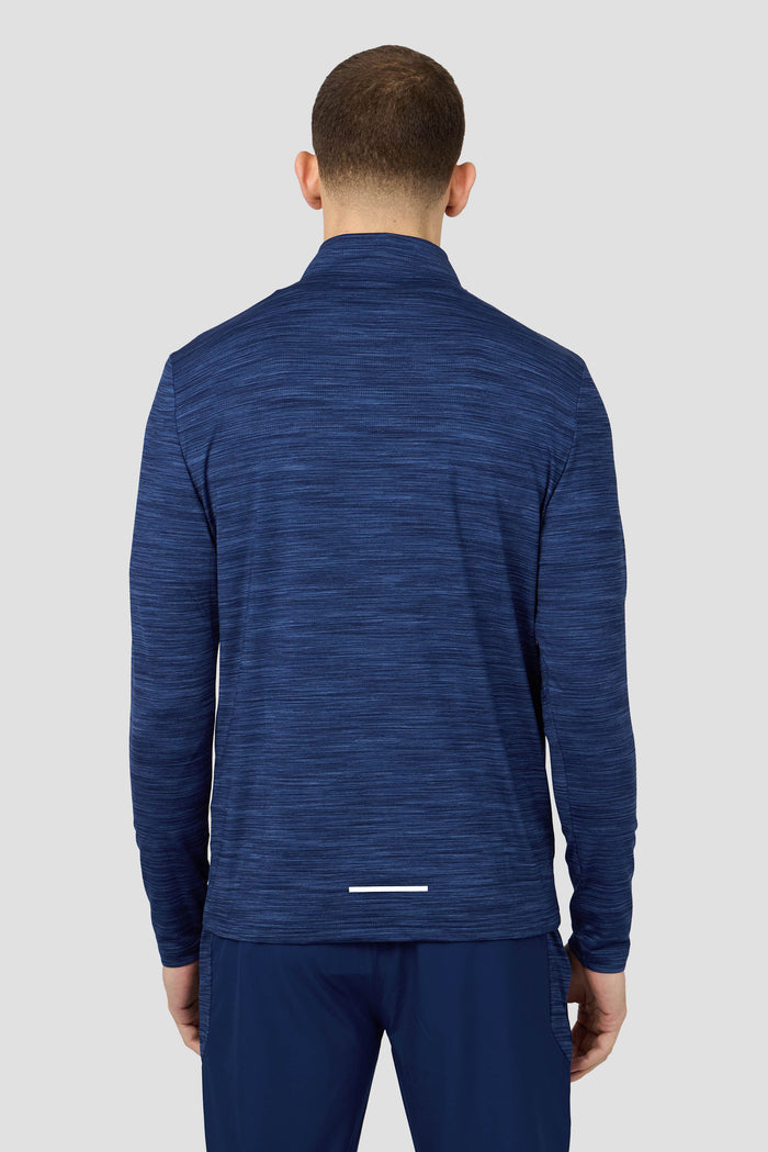 Trail 1/4 Zip - Navy Multi