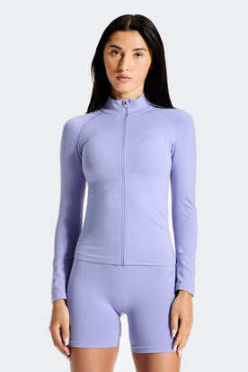 Muse Seamless Full Zip - Iced Amethyst