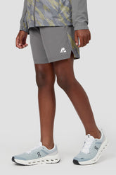 Boys Thera Short - Cement Grey/Platinum Grey/OG Neon