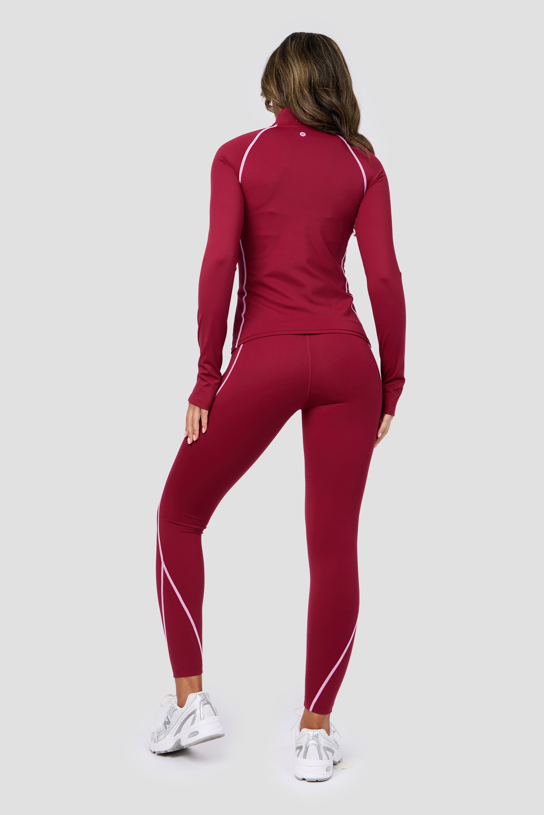 Accolade 1/4 Zip - Dark Crimson/Rosella