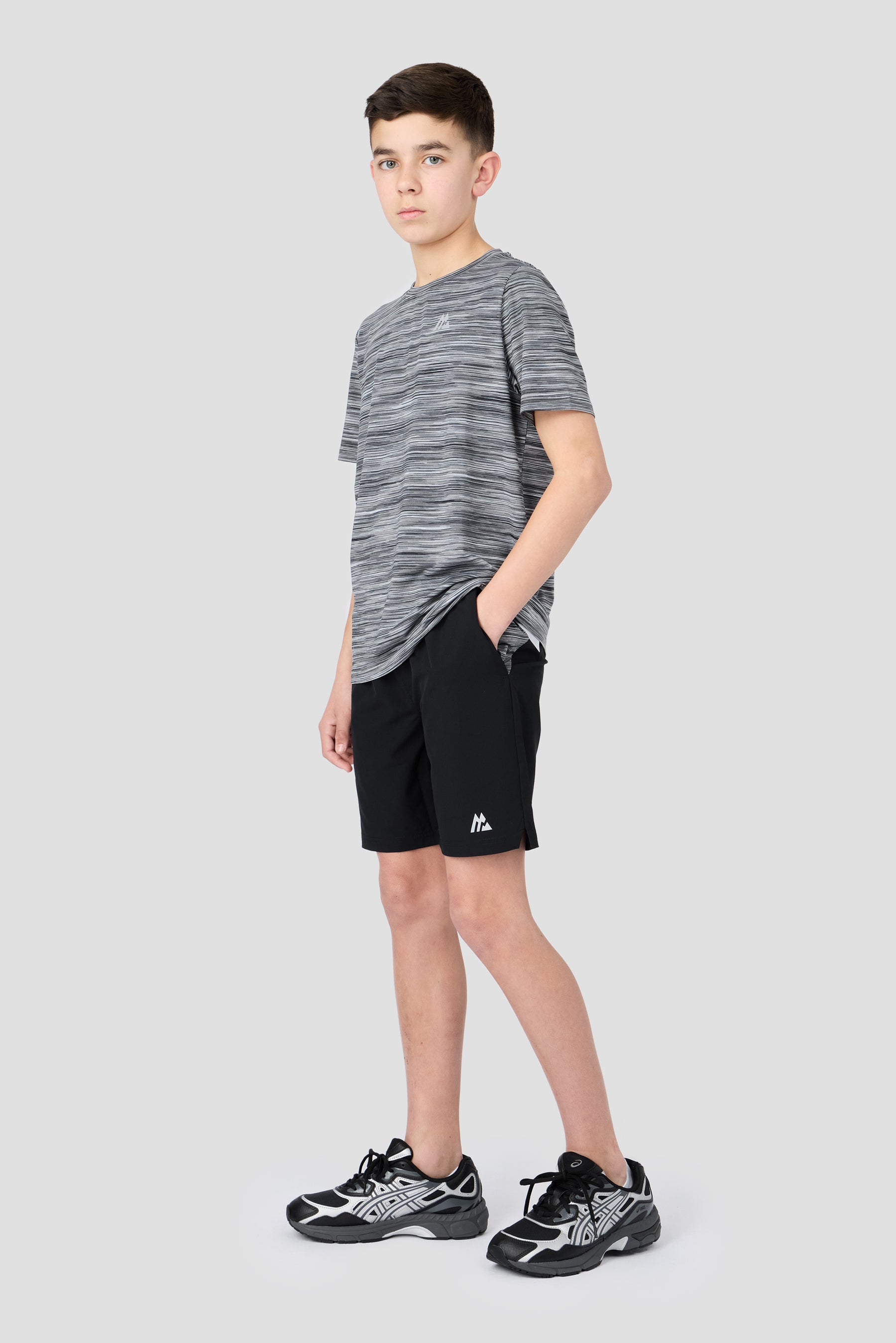 Boys Trail 2.0 Short - Black/Grey/White