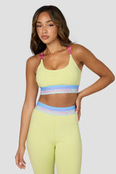 Icon Contrast 2.0 Bra - Citrus/Powder Blue/Breeze