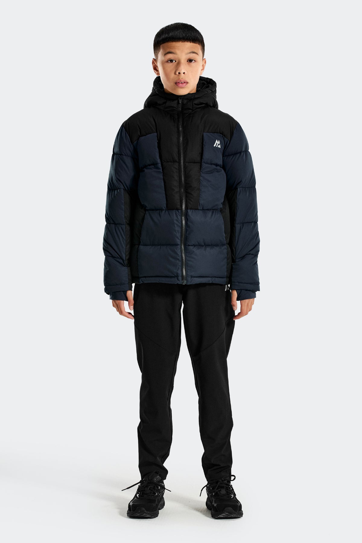 Carve Down Jacket - Navy Shadow/Black