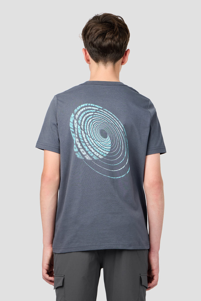 Boys Helix Graphic T-Shirt - Slate Grey