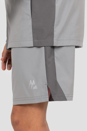 Boys Trek Tech Short - Platinum Grey/Cement Grey