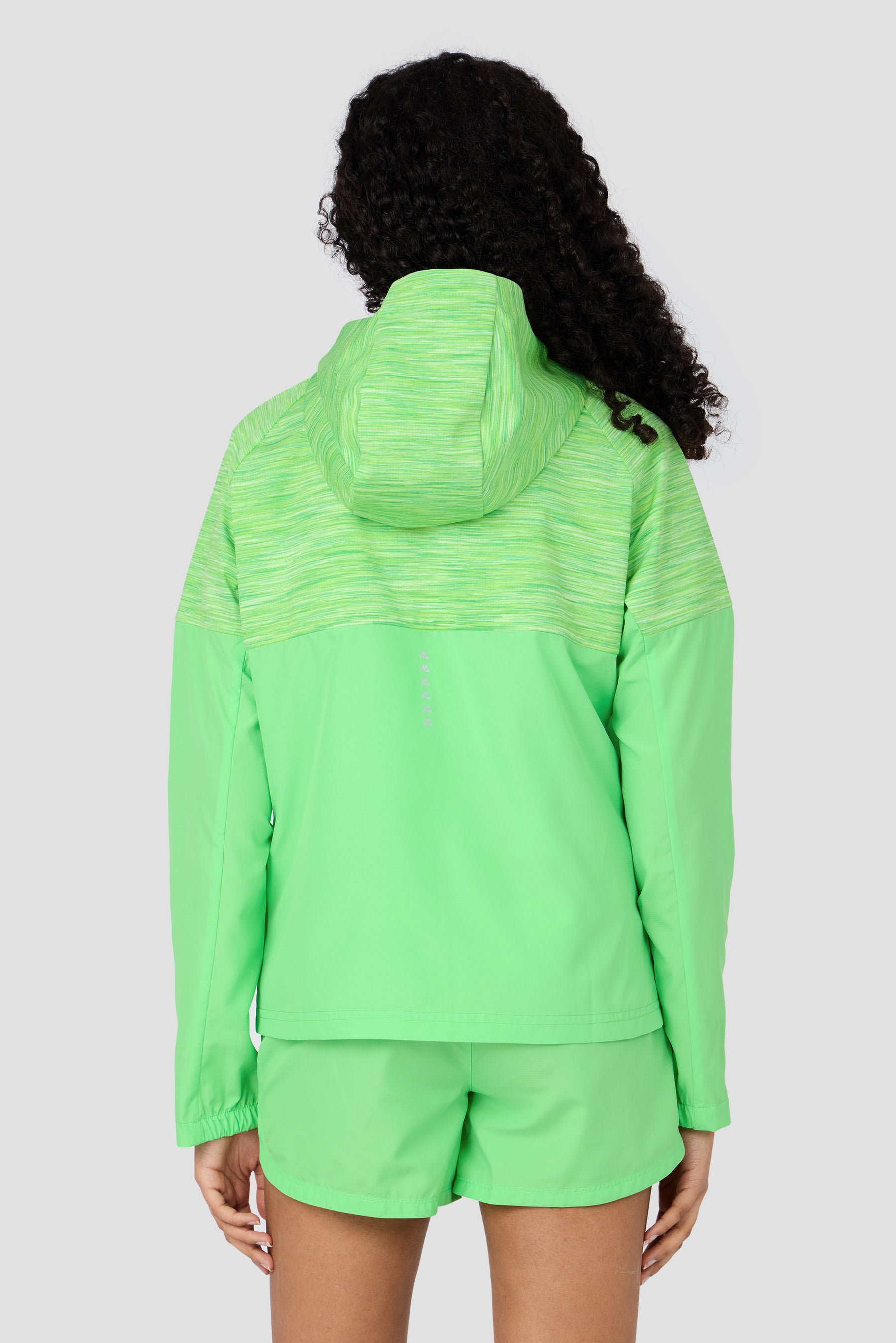 Girls Trail Windbreaker - Apple Green Multi