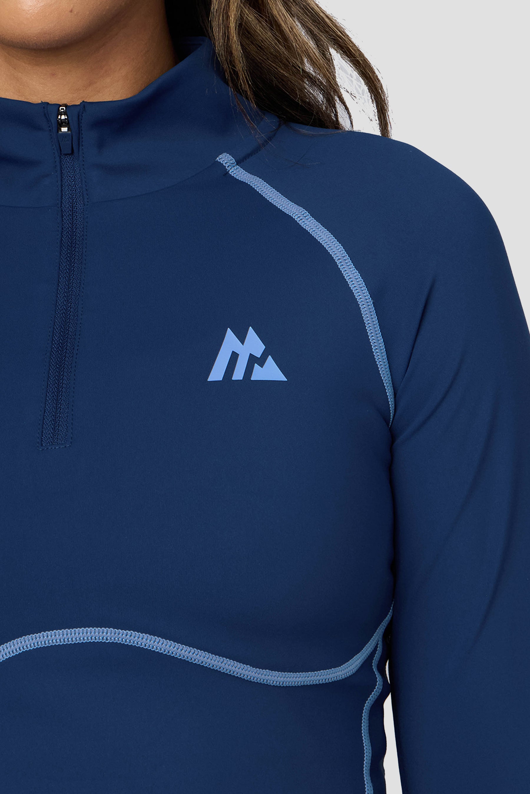 Accolade 1/4 Zip - Agency/Powder Blue