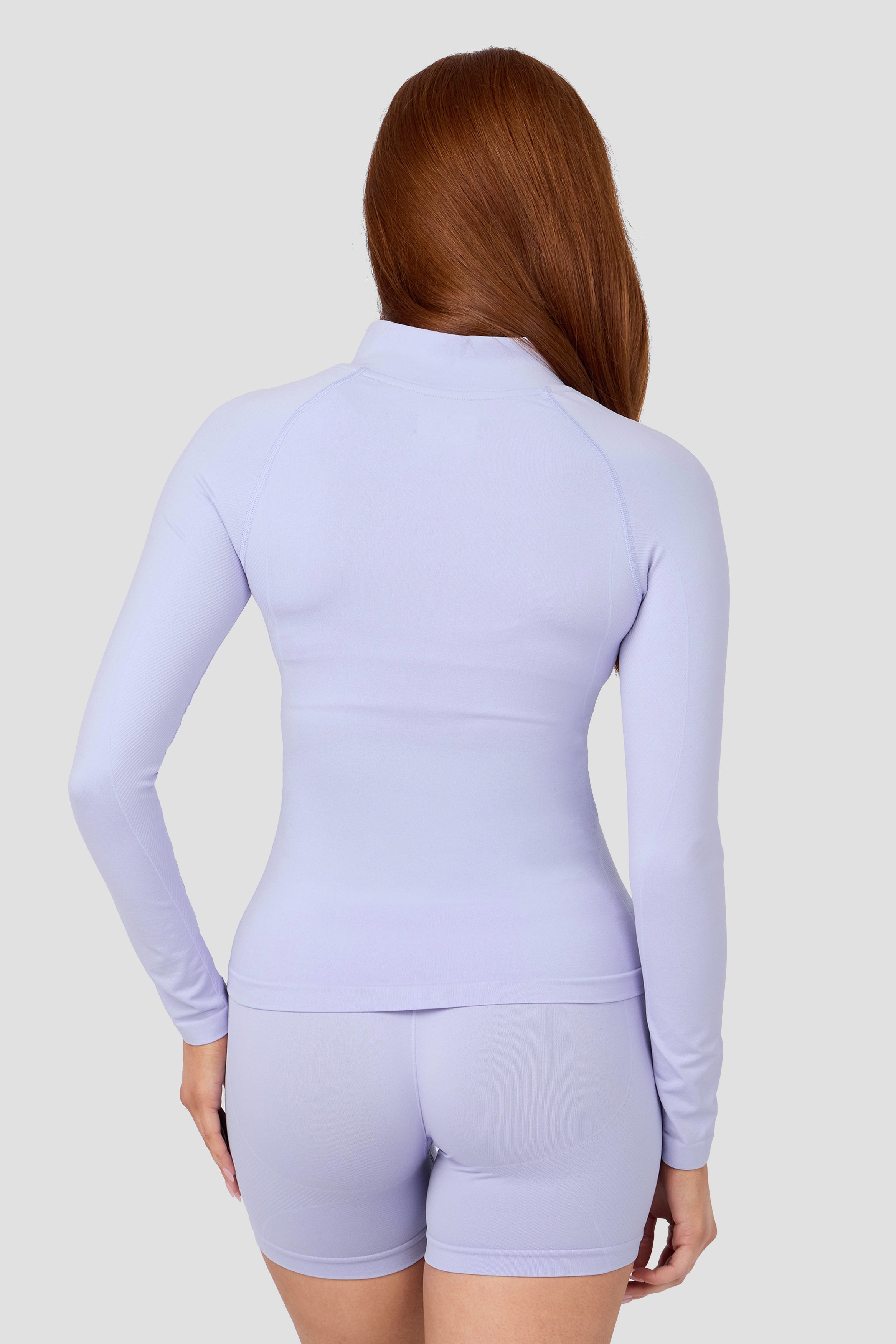 Muse Seamless Full Zip Lilac Sapphire | Montirex Gymwear & Sportswear