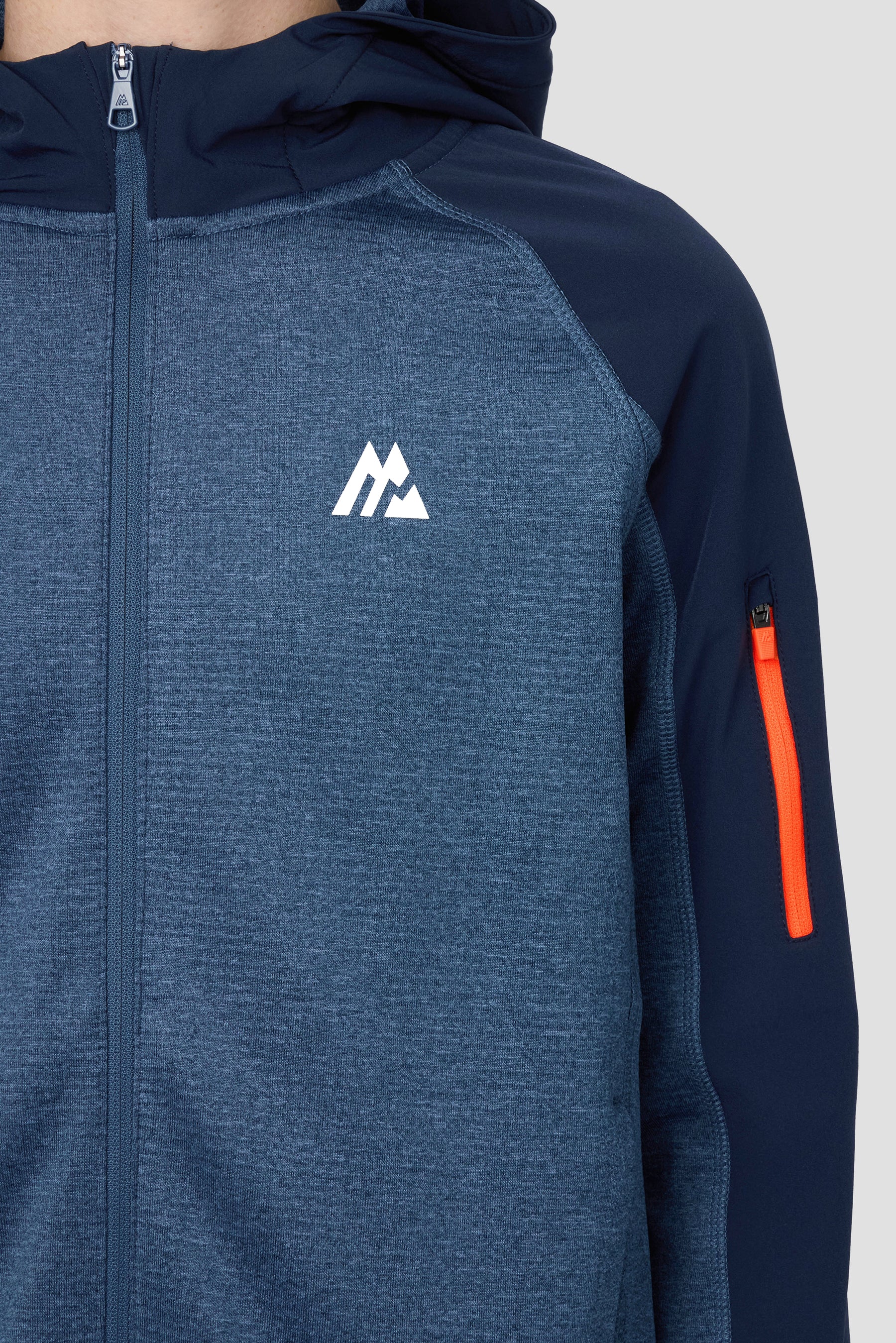 VALEN HOOD - ENSIGN BLUE MARL/BLACK IRIS