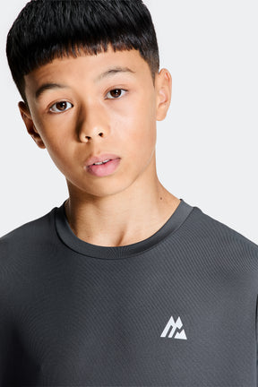 Boys Scope T-Shirt - Asphalt/Cement Grey