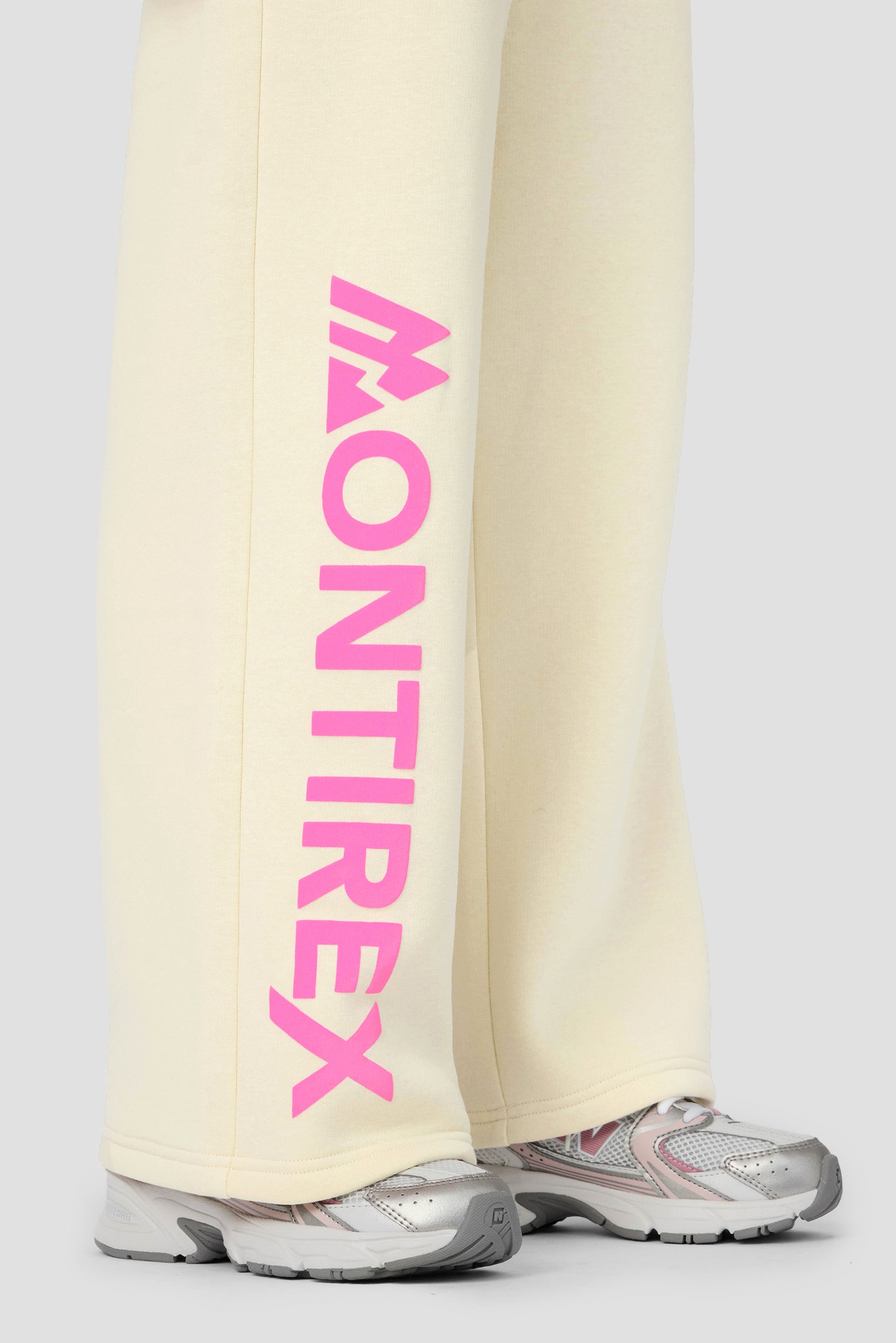 Girls Vibe Wide Leg Jogger - Vanilla Foam