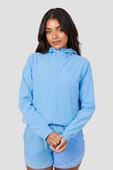 Women's Trail Windbreaker - Light Blue Multi