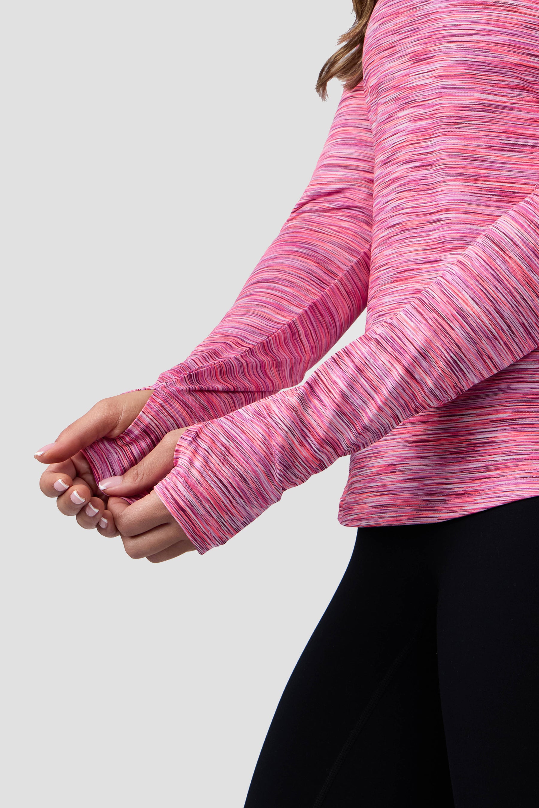 Women's Trail 1/4 Zip - Fuchsia/Pink/White