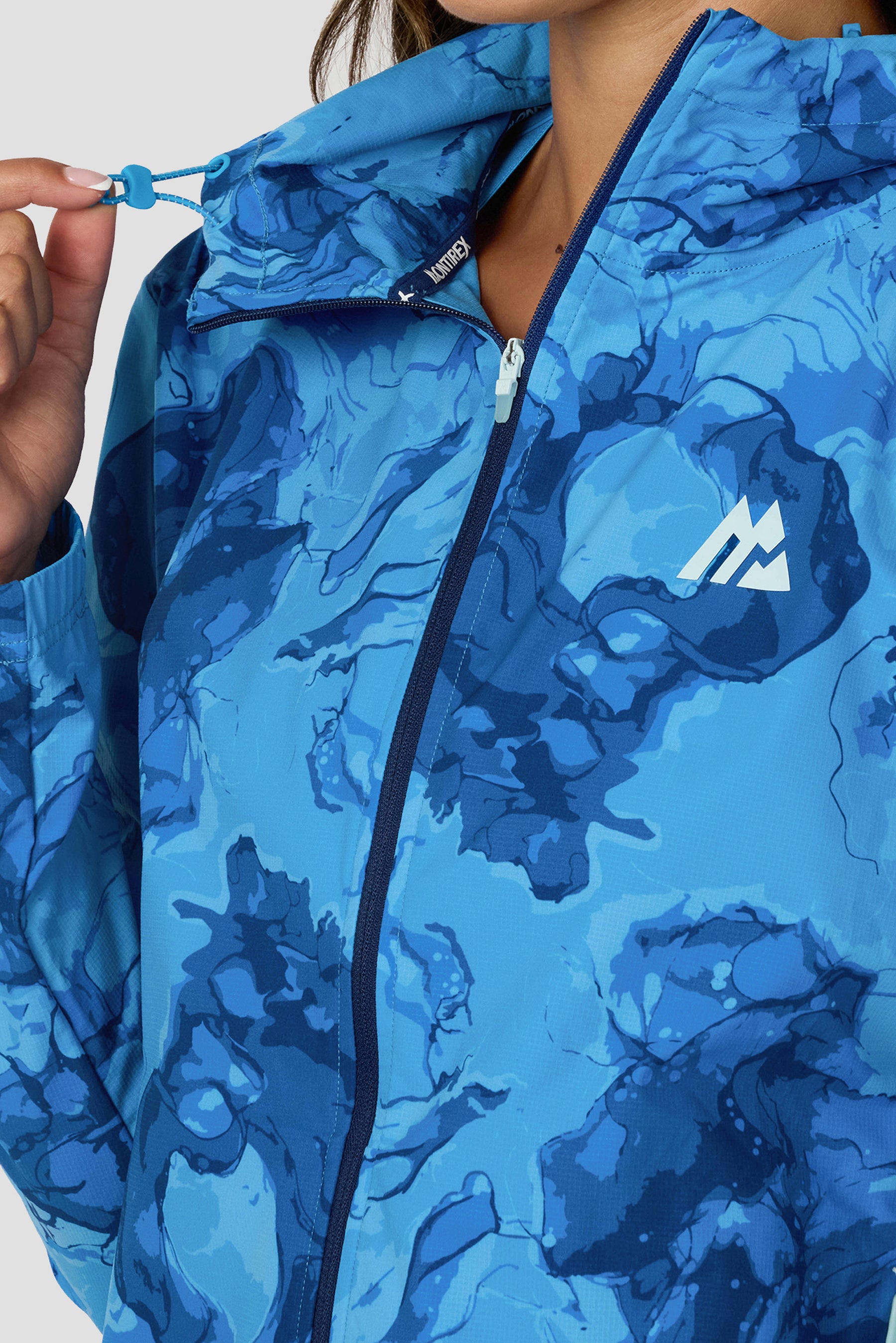 Fusion Print Windbreaker - Agency/Fira