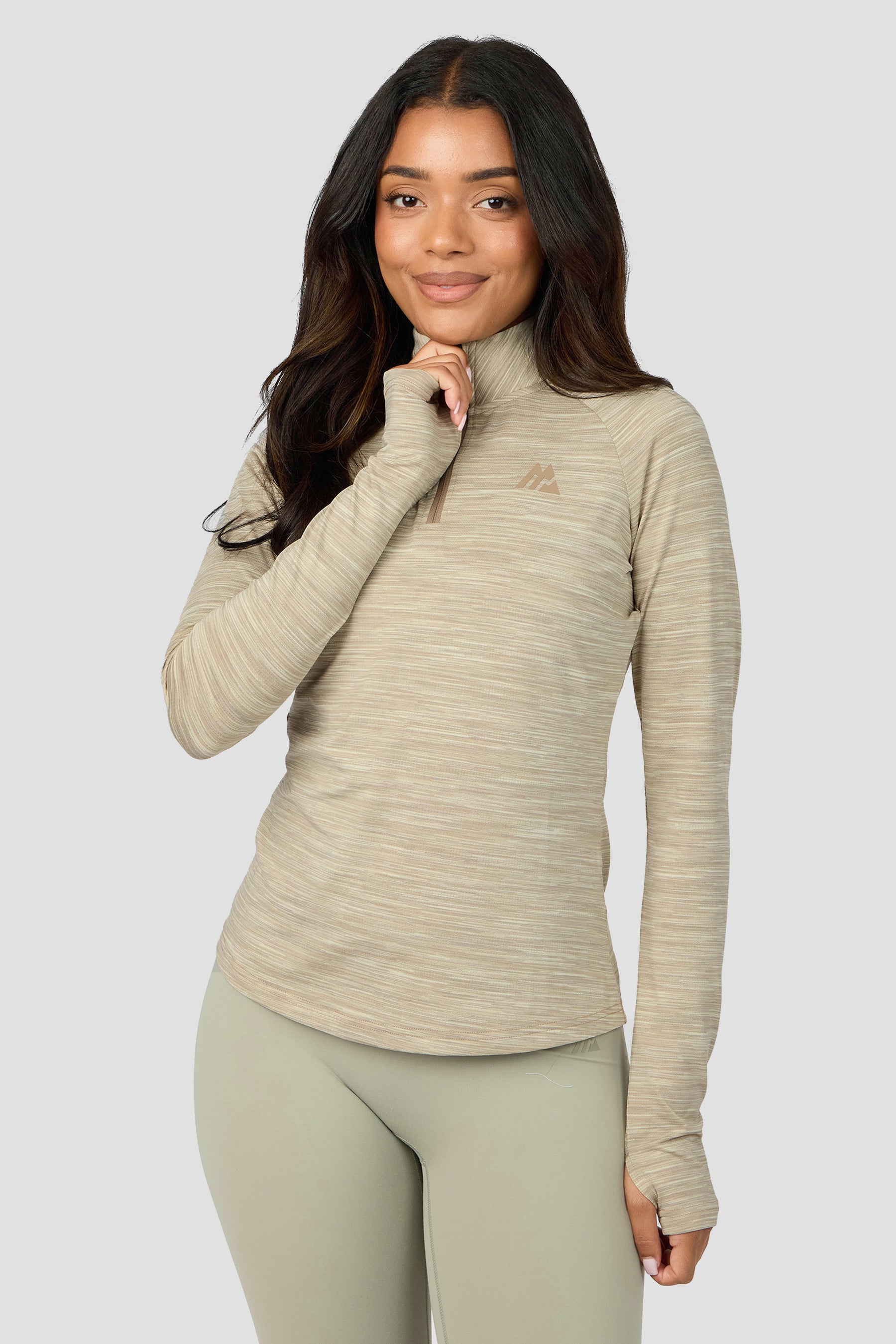 Women's Trail 1/4 Zip - Maple Multi