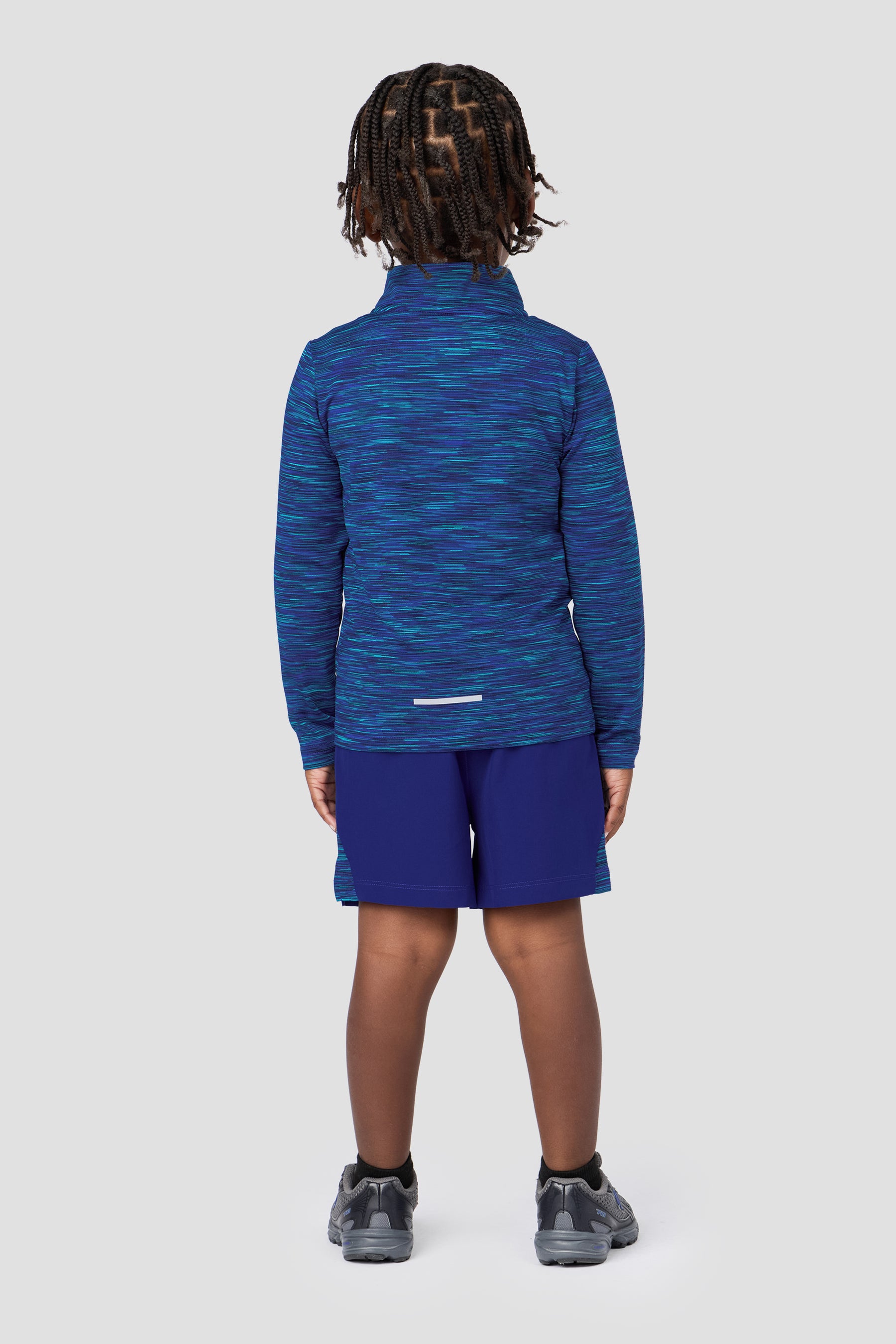 Infant Boys Trail 1/4 Zip - Blue/Navy Multi