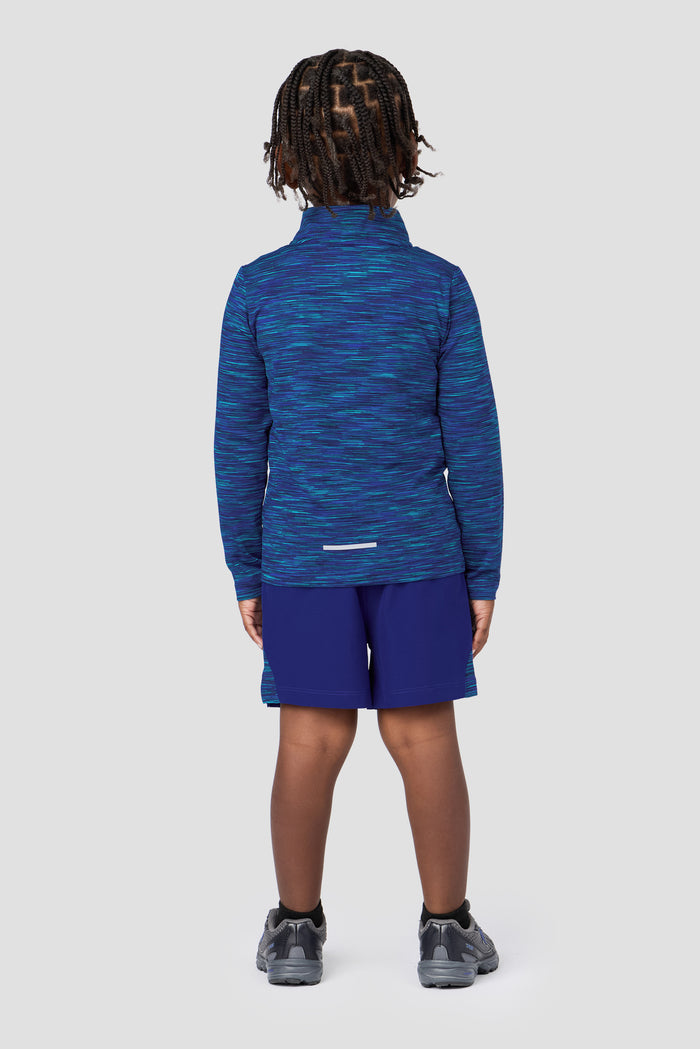 Infant Boys Trail 1/4 Zip - Blue/Navy Multi