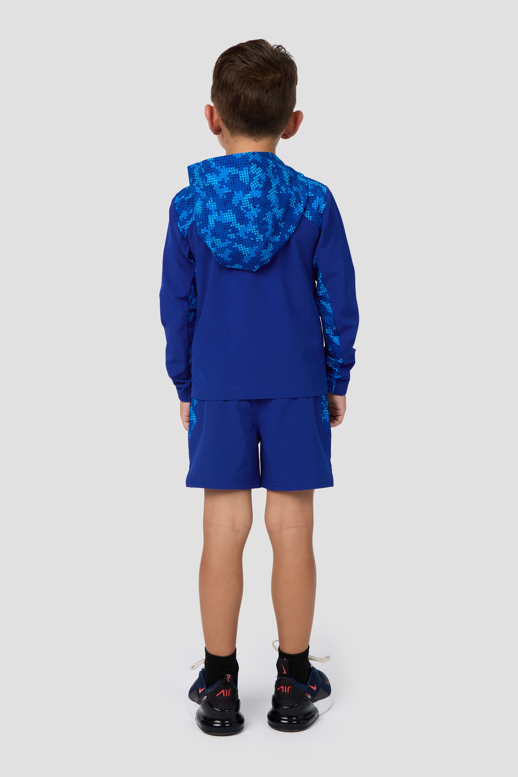 Descent Print Jacket - Marine Blue/Cobalt Blue/Maya Blue